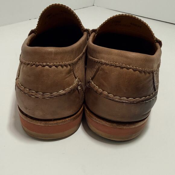 Allen Edmonds Sedona Cushioned Brown Leather Loafers Men\'s Size 10.5 *flaw main image 4
